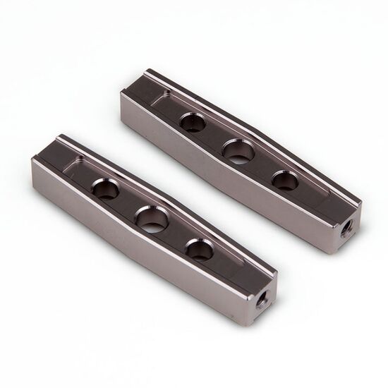 Gmade GS01 Machined M3 44mm Upper Link (2) (Titanium Gray)