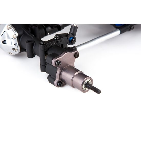 Gmade Aluminum Straight axle adapter (2) (Titanium Gray) for R1 Axle, 2 image