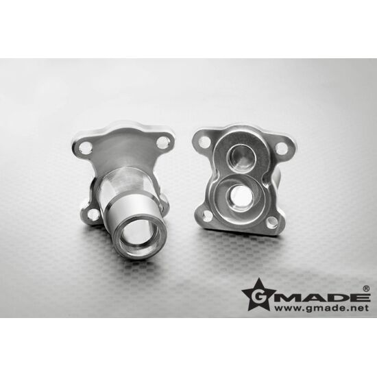 GM51104S-Gmade Aluminum Straight axle adapter (2) for R1