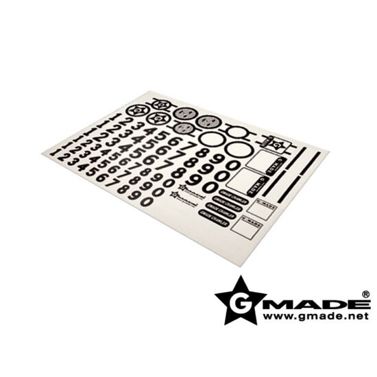 GM51509-Gmade R1 Decal Sheet