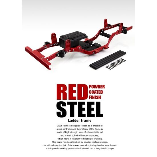 GM52401S-Gmade GS01 Red Frame Set