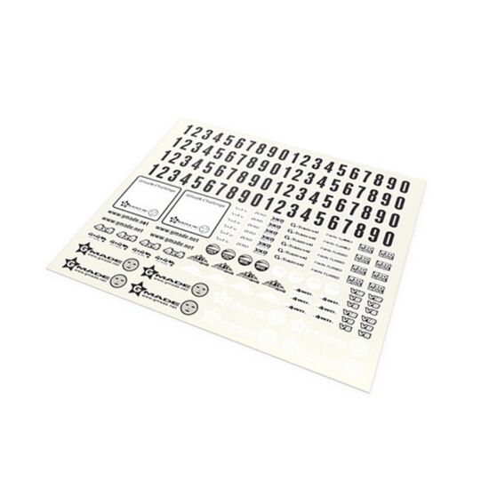 Gmade Gmade sponsor decal sheet
