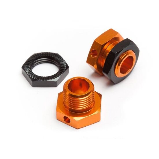 5mm Hex Wheel Adapters Trophy Buggy (Orange/Black)