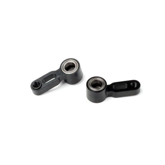 STEERING ARM (BLACK/2pcs)