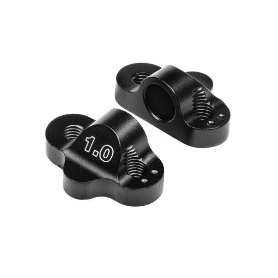 DUAL PIVOT BLOCK SET FR/RF 1.0 DEGREE (BLACK)