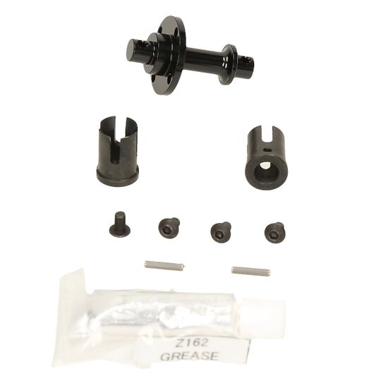 FRONT SOLID AXLE SET Ver.3 (BLACK)