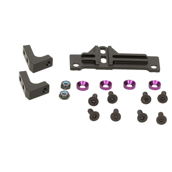 ALUMINUM SERVOMOUNT SET (BLACK)