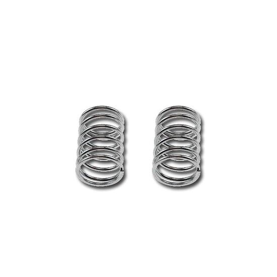 RACING SHOCK SPRING 14X25X1.5MM 6.5 COILS (SILVER/2PCS)