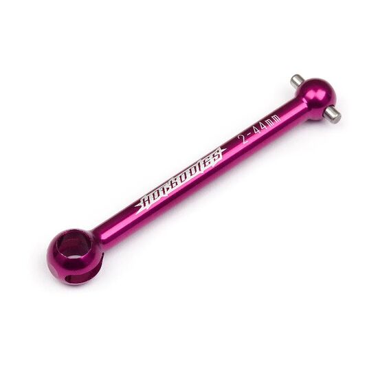 ALUMINUM UNIVERSAL DRIVE SHAFT (44MM/2MM/PURPLE)