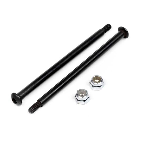 D8 - Axe susp. extérieur avec écrou (2 pces)