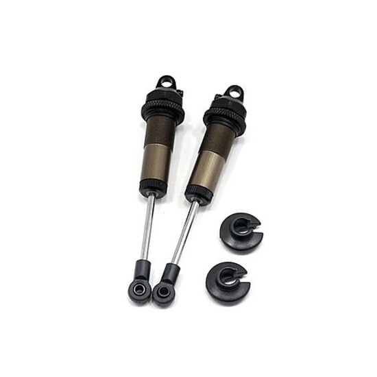 CYBER 10b - ALUMINIUM THREADED SHOCK SET (84-91mm/BLACK/2pcs), 2 image