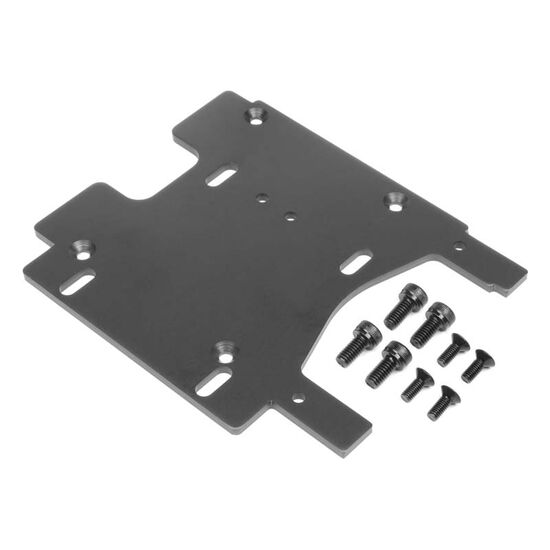 SAVAGE FLUX - MOTORPLATTE 3.0mm (7075/GRAU)