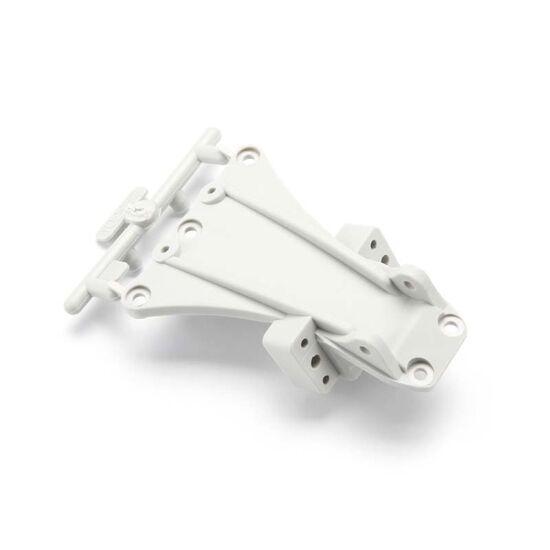 HPI104664-HIGH PERFORMANCE FRONT CHASSIS BRACE (WHITE)