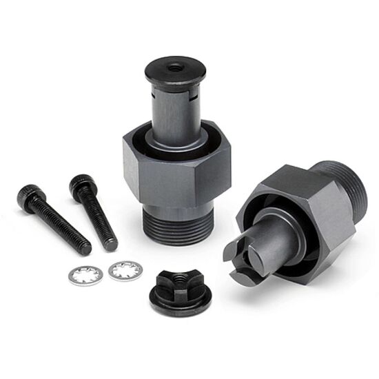 BAJA SC - 24mm HD FRONT HEX HUB (GUNMETAL), 2 image