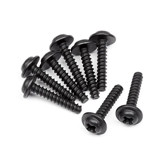 TP. FLANGED SCREW M3X15MM (8PCS)