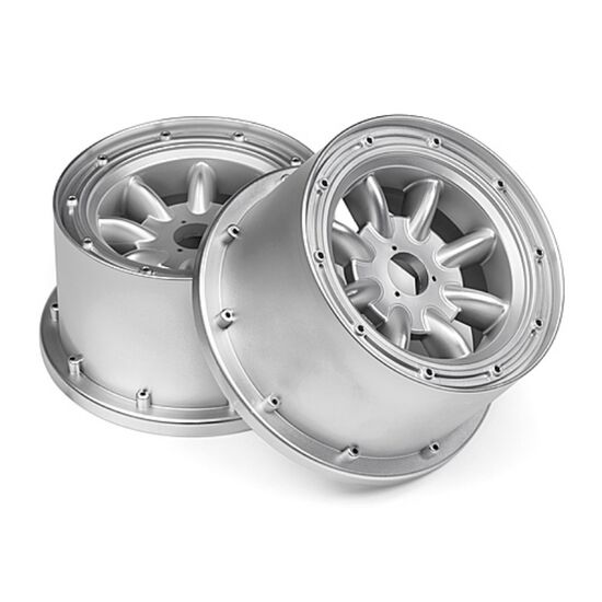 Baja 5R - ML-8 WHEEL SILVER (120X75MM/2PCS), 4 image