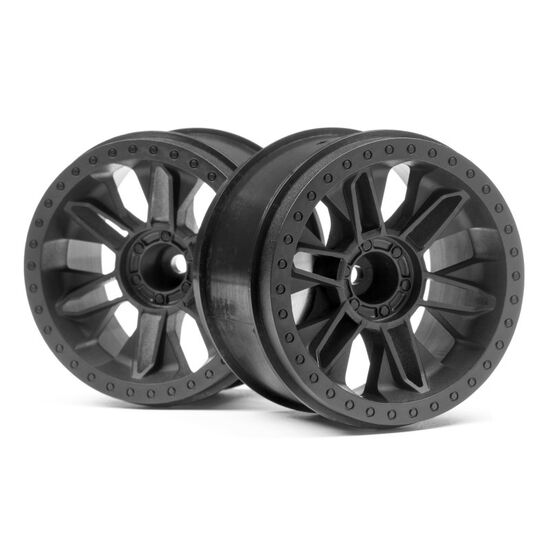 6-SHOT ST WHEEL (BLACK/2PCS)