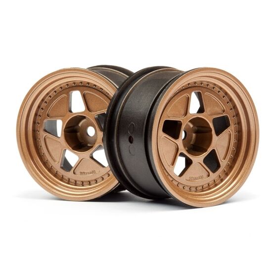 TARMACR40 WHEEL BRONZE 52X31X+10MM OFFSET (2PCS)