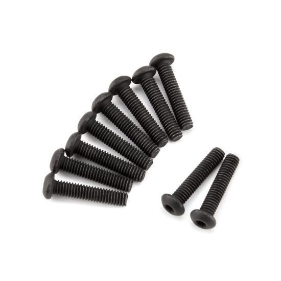 BUTTON HEAD SCREW M2.5X12MM (HEX SOCKET/10PCS)