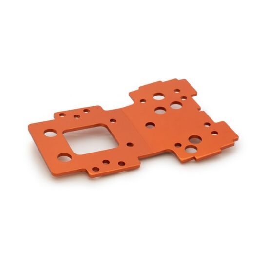 Bulkhead Lower Plate 2.5mm (Flux/Orange)