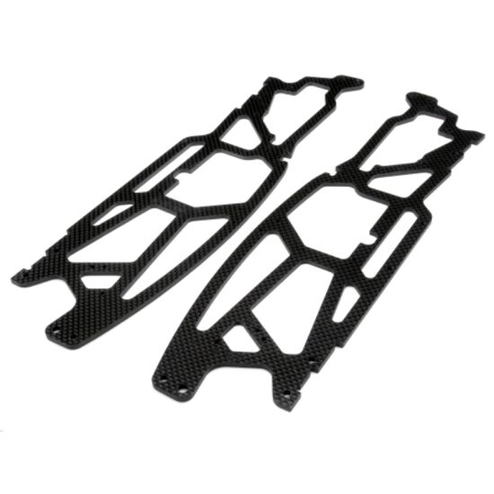 SAVAGE - LOW CG CHASSIS GRAPHITE (3MM)