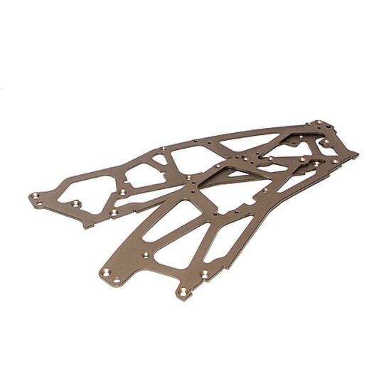 CHASSIS RENFORCE 2,5MM ANODISE GRIS (SAVAGE 21)