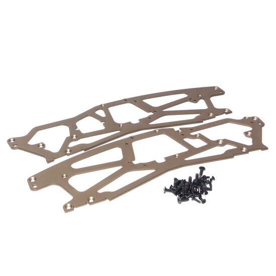 CHASSIS RENFORCE 2,5MM ANODISE GRIS (SAVAGE 21), 2 image