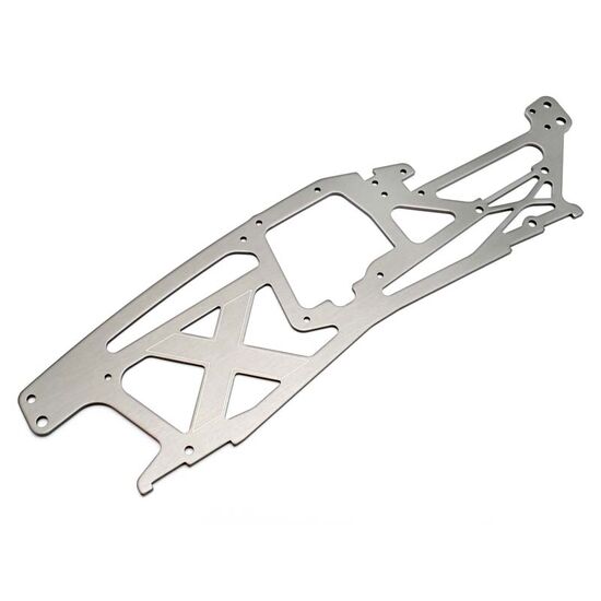 SAVAGE X - CHASSIS 2.5MM GAUCHE (GRIS)