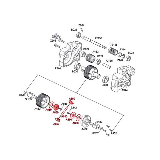 Sprint - Differential-Zahnraeder Set (13d/10d/4Stk), 3 image