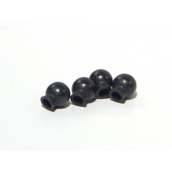 KUGELKOPF 6.8X7.3X3MM (SCHWARZ/4ST) (SAVAGE 21)