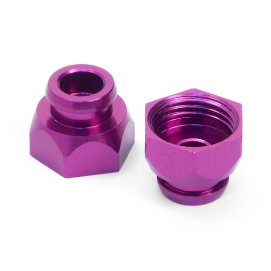 DÄMPFERDECKEL UNTEN ALUMINIUM VIOLETT (2 STK/SAVAGE), 2 image