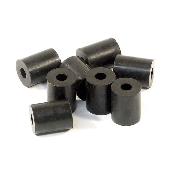 GUMMISCHLAUCH 3x8x10mm (Schwarz - 8 St.- SAVAGE .21)