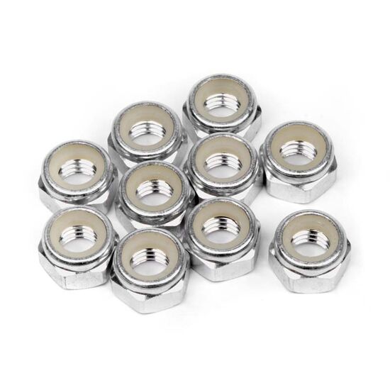 BAJA 5b - ALUMINIUM MUTTER LIGHT M5 (SILVER/10pcs ), 2 image