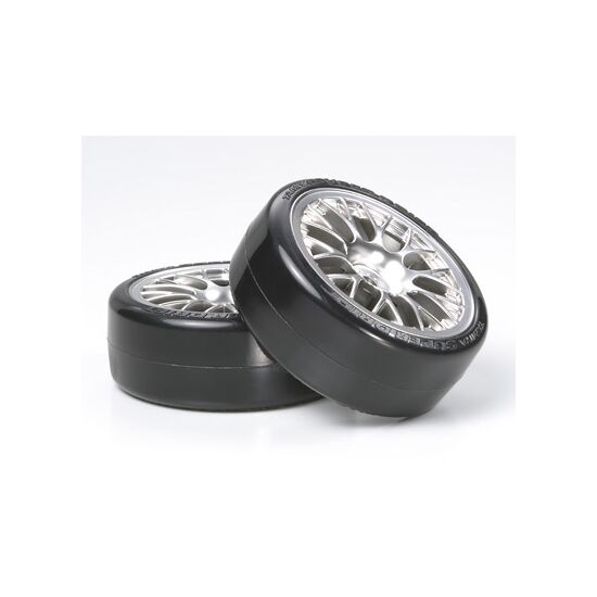 Roue en maille métallique plaquée avec pneus Drifttech