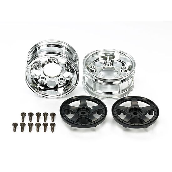 Two-Piece 5 Spoke Wheels (2 pcs.  black)
