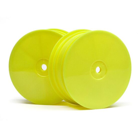 FRONT WHEEL 1/10 (YELLOW/2PCS)