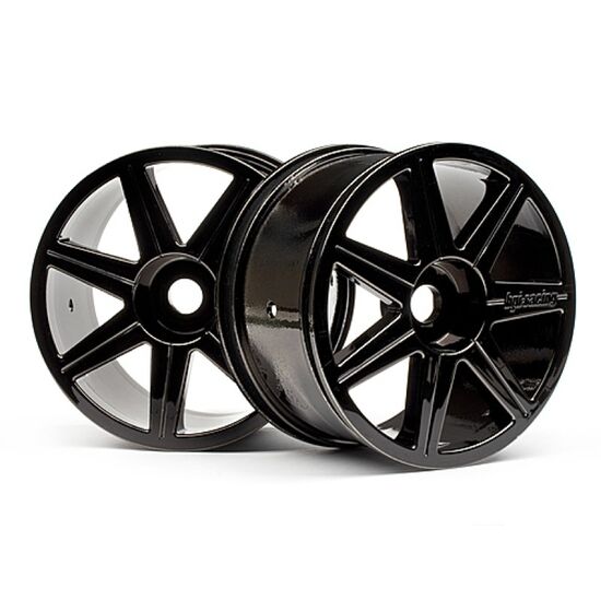 Truggy 4.6 - 7 Spoke Felgen (Schwarz-Chrom)