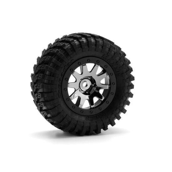 Blitz - Jantes noir-chrome MK.10 V2 (4.5mm Offset/2pcs)