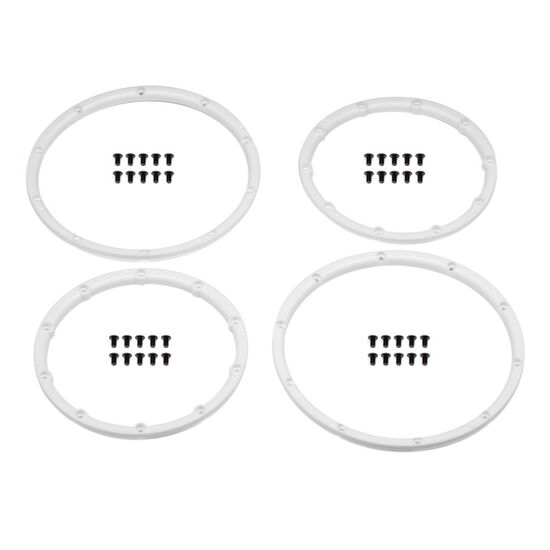 Baja 5b - Wheel Bead Lock Rings (White/2 wheels), 2 image