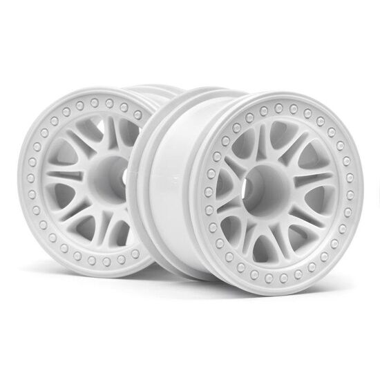 SPLIT 8 TRUCK WHEEL (WHITE/2PCS)