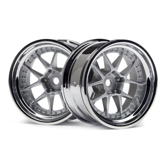 SPORT 3 - DY-CHAMPION 26MM WHEEL (CHROME/SILVER/9MM OS/2PCS)