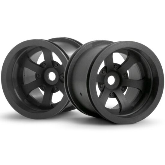 SCORCH 6-SPEICHERN FELGEN GUN METAL (für Truck 1:10/2Stk)