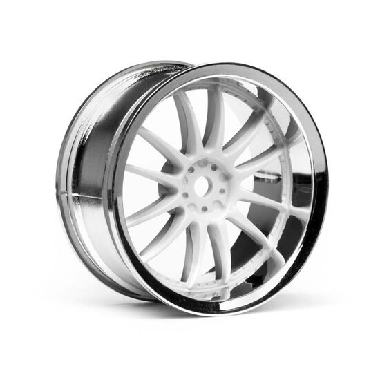 FELGEN WORK XSA 02C 26mm CHROM/WEISS (3mm OFFSET), 2 image