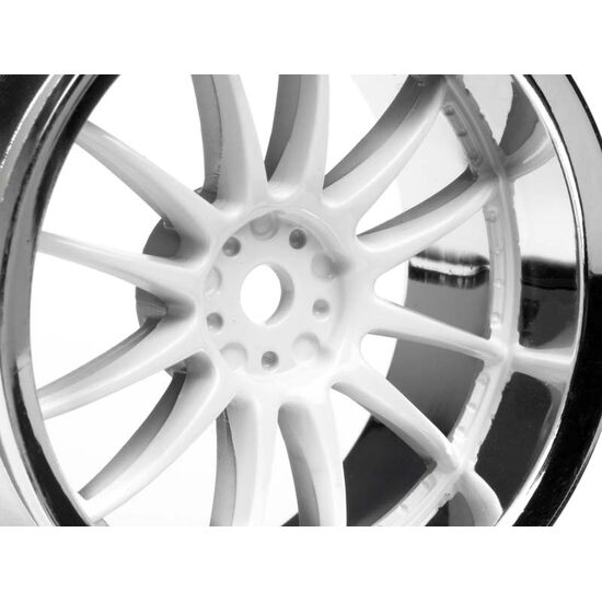 FELGEN WORK XSA 02C 26mm CHROM/WEISS (3mm OFFSET), 3 image