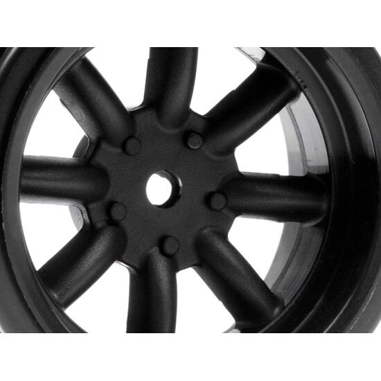 FELGEN VINTAGE 8 SPOKE 31mm - SCHWARZ - 6mm OFFSET, 4 image