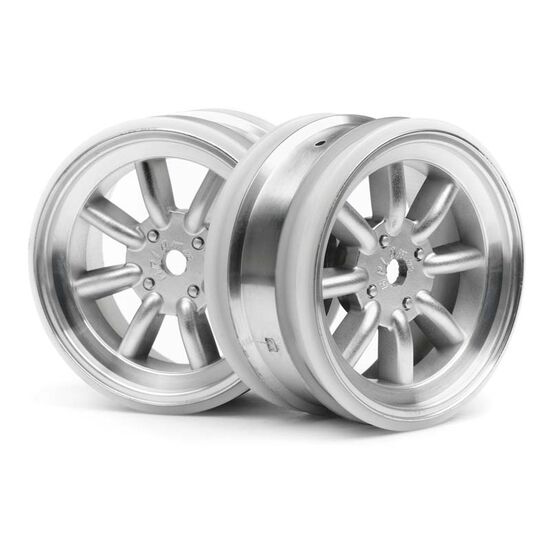 CUP RACER - MX60 8 SPEICHERN FELGEN MATTE CHROM (0mm OFFSET)