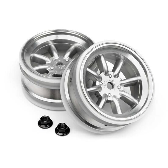 CUP RACER - MX60 JANTES 8 BATONS MATTE CHROME (3mm OFFSET), 4 image