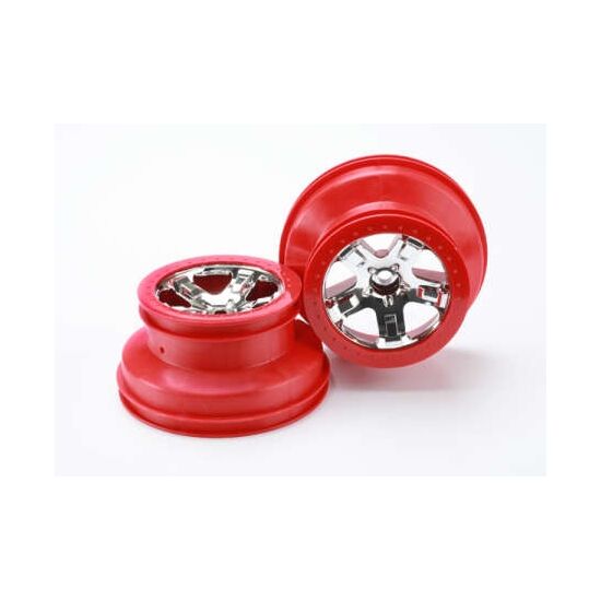 WHEELS, SCT CHROME, RED BEADLO