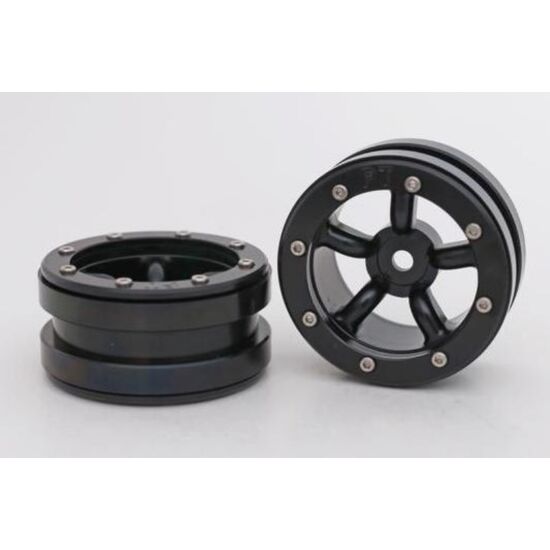 Beadlock Wheels PT-Safari Schwarz/Schwarz 1.9 (2 St.) , 2 image