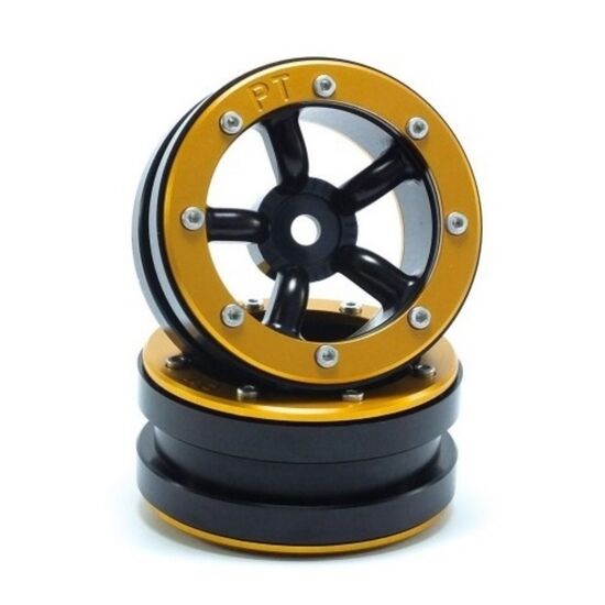 Beadlock Jantes PT-Safari noir/doré 1.9 (2 pcs)